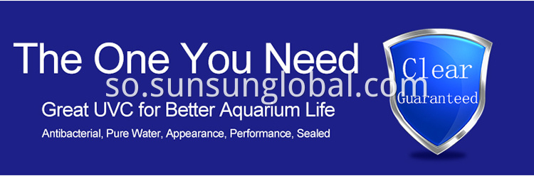 Tayo Wanaagsan oo Hufan Aquarium Uv Sterilizer